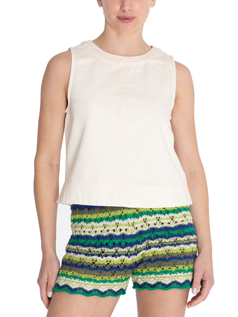 BLUSA ALGODÓN ORGÁNICO CREMA LEE MUJER ROCKFORD - 5