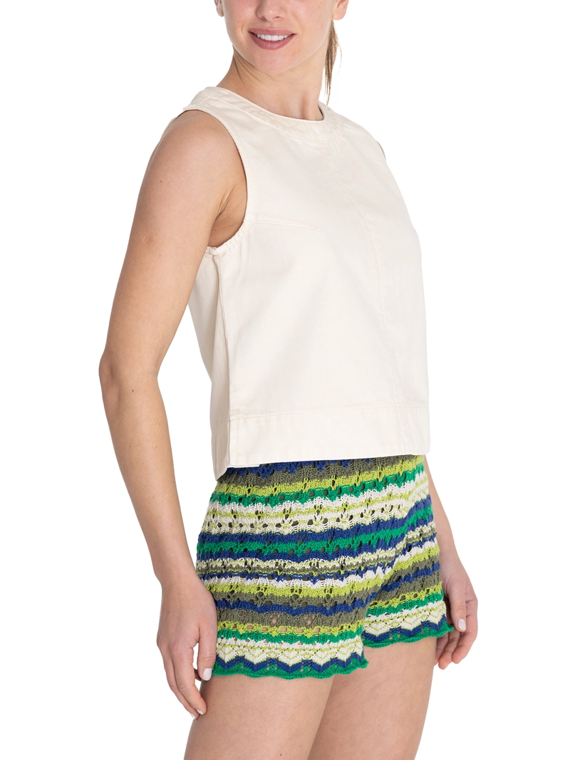 BLUSA ALGODÓN ORGÁNICO CREMA LEE MUJER ROCKFORD - 6