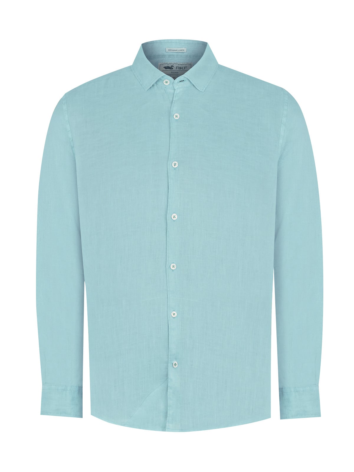 CAMISA LINO ORGÁNICO TURQUESA LINENPRO HOMBRE ROCKFORD - 1