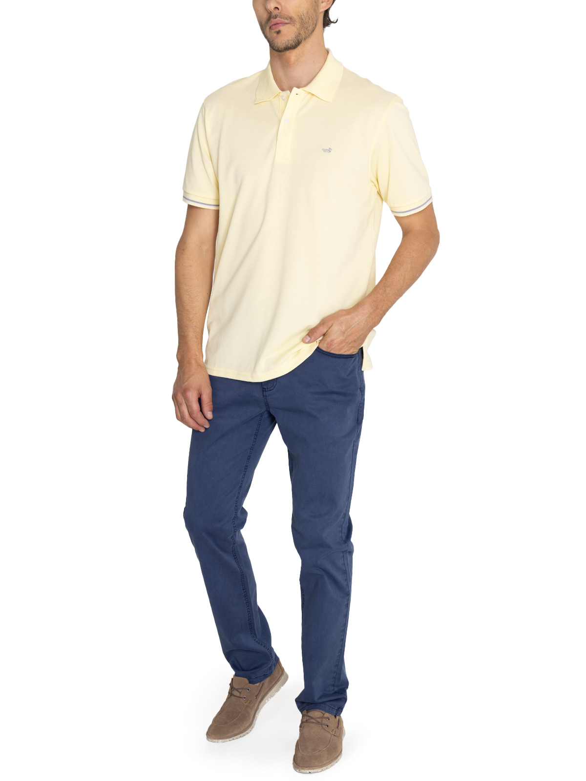 POLERA ALGODÓN ORG AMARILLO MITCHELL HOMBRE ROCKFORD - 6