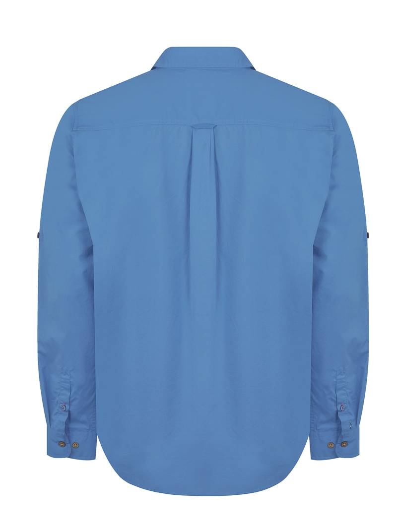CAMISA ALGODÓN ORG AZUL MARINO GALITON HOMBRE ROCKFORD - 2