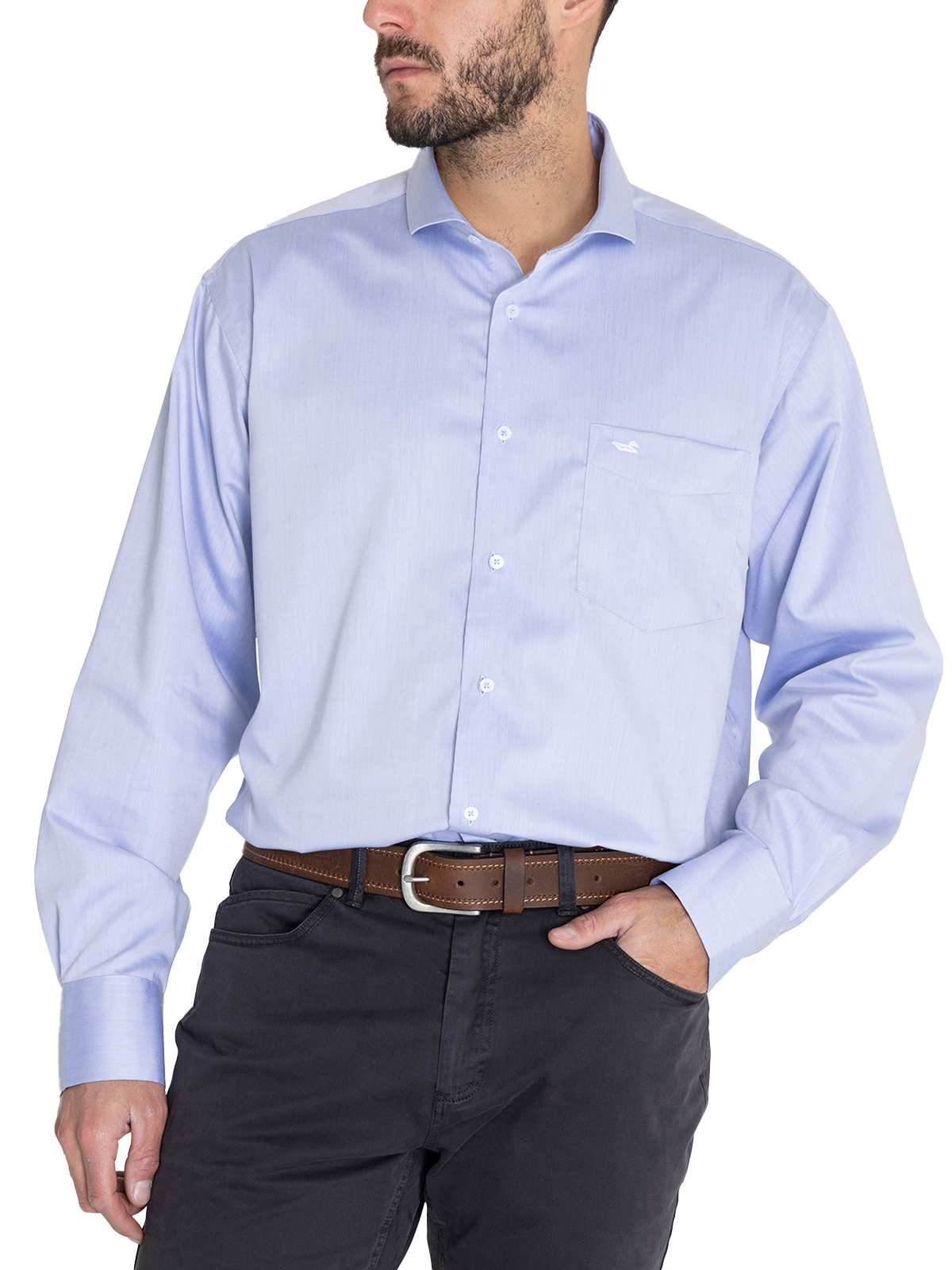 CAMISA CUELLO ITA CELESTE E.LIFESOLID HOMBRE ROCKFORD - 6