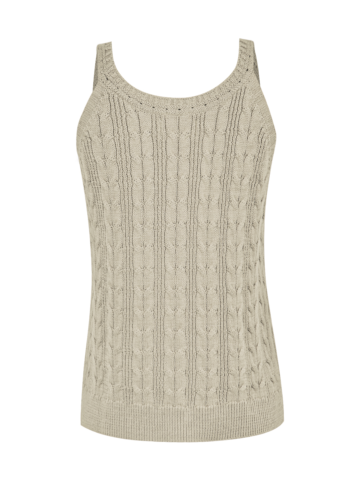 POLERA ALGODÓN ORGÁNICO BEIGE SAMAR MUJER ROCKFORD - 2