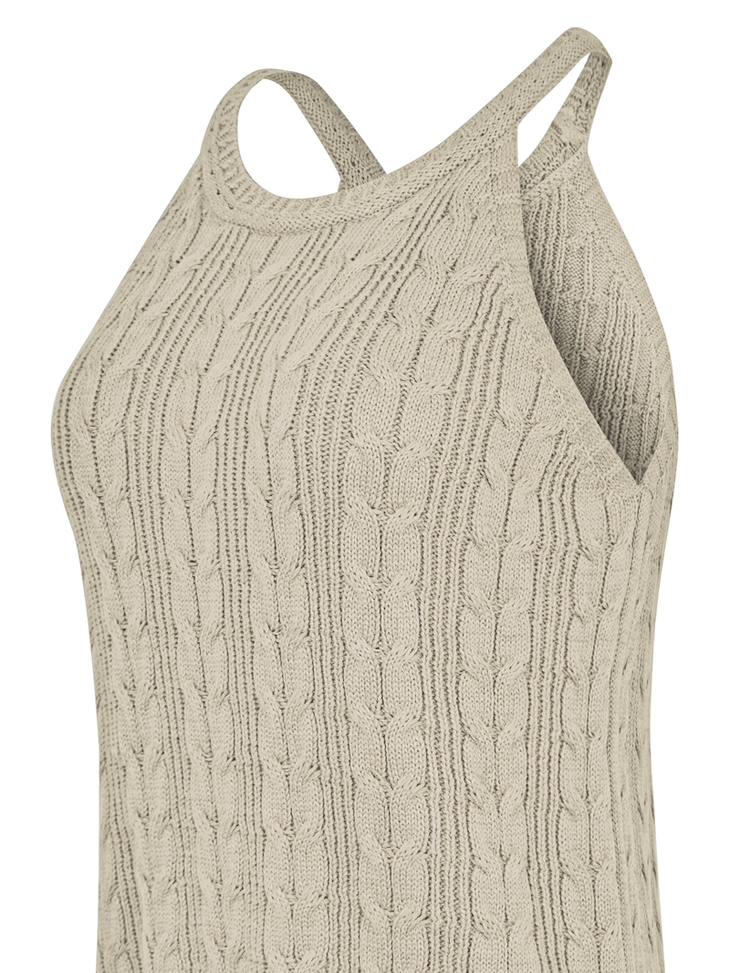 POLERA ALGODÓN ORGÁNICO BEIGE SAMAR MUJER ROCKFORD - 4