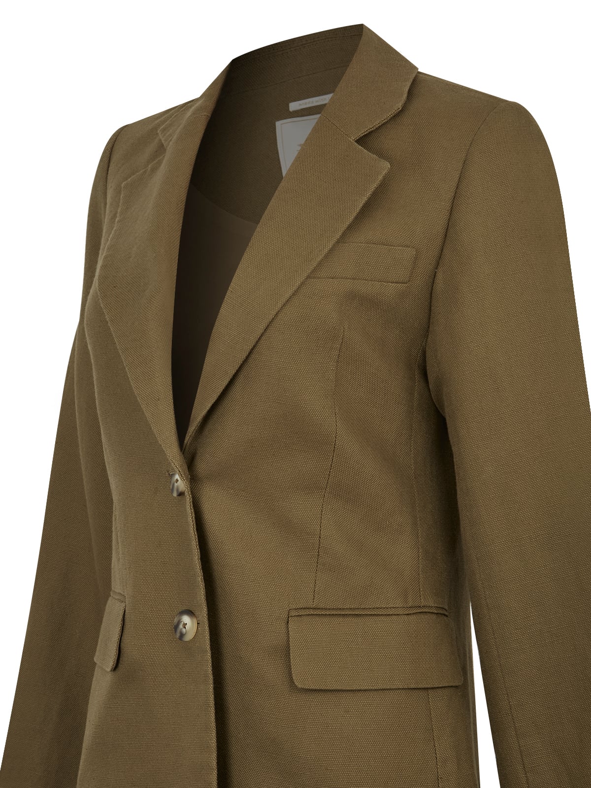 CHAQUETA LINO ORGÁNICO VERDE RUA MUJER ROCKFORD - 4