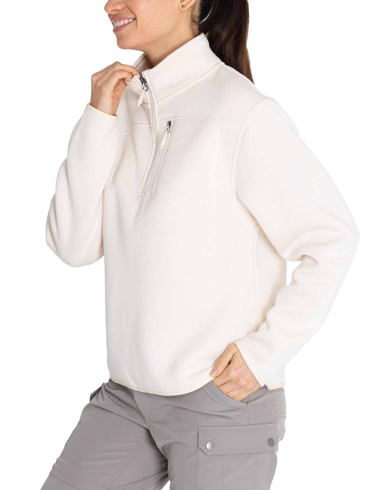 POLAR FIBRAS RECICLADAS BEIGE AMBER MUJER ROCKFORD - 6