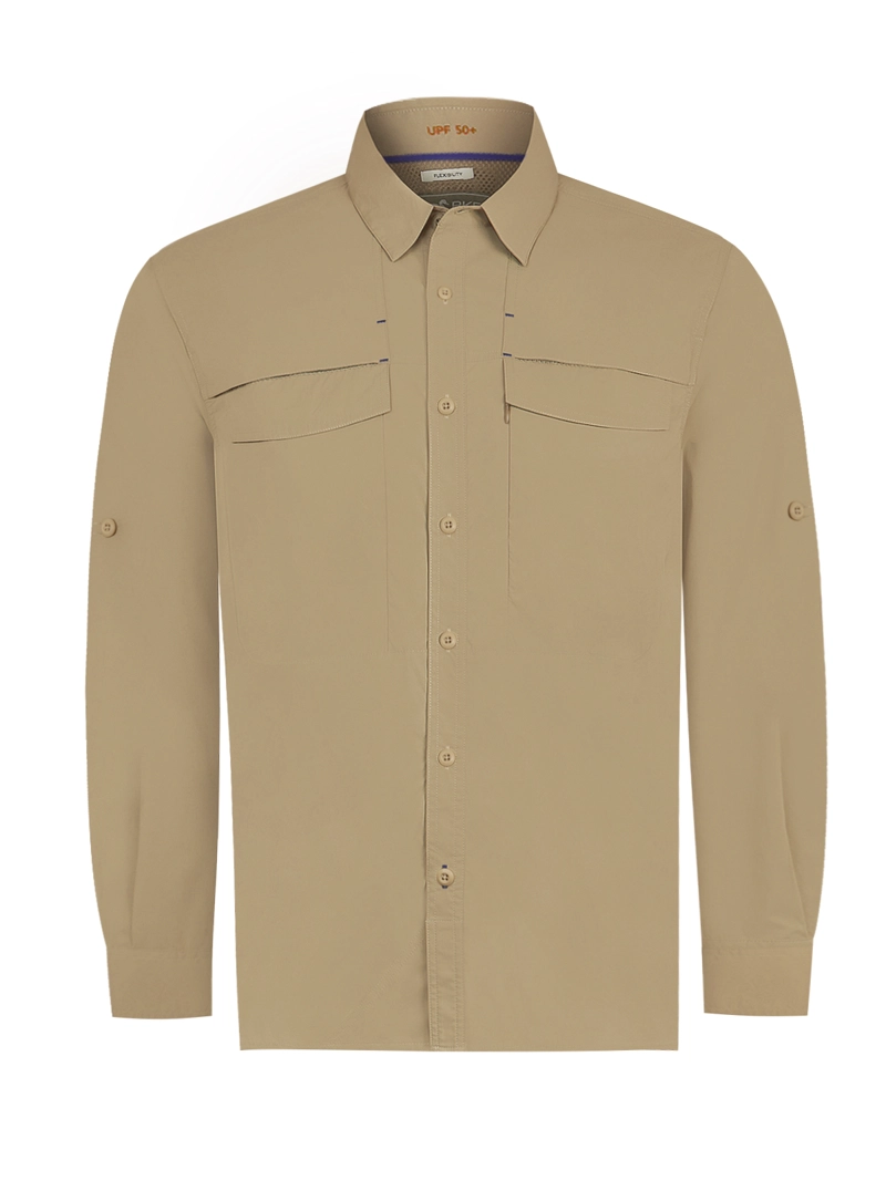 CAMISA UPF BEIGE CHUNGARA HOMBRE ROCKFORD - 1