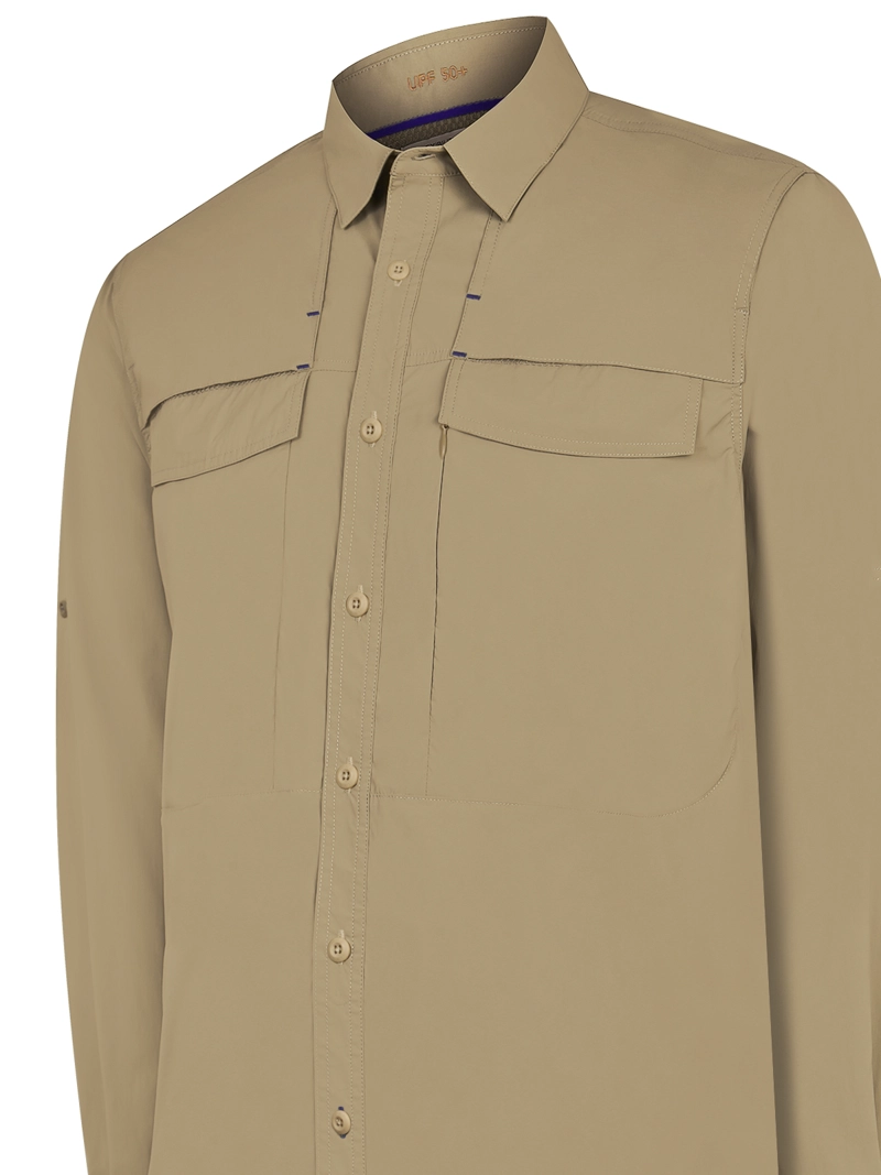 CAMISA UPF BEIGE CHUNGARA HOMBRE ROCKFORD - 4
