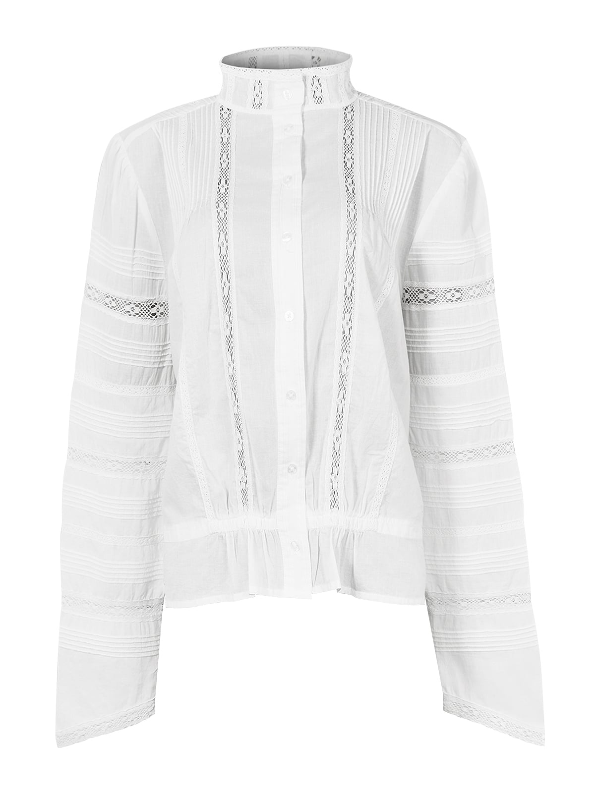 BLUSA ALGODON ORGANICO BLANCO CRETA MUJER ROCKFORD - 1