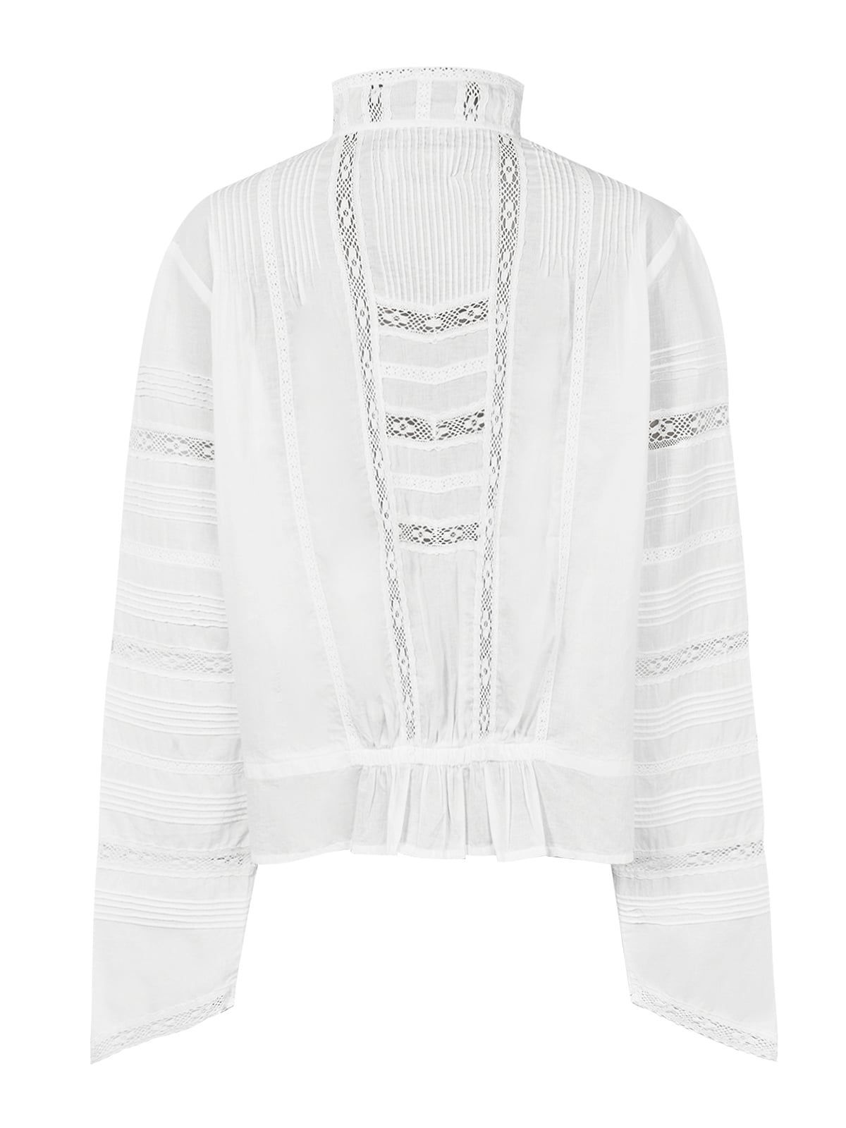 BLUSA ALGODON ORGANICO BLANCO CRETA MUJER ROCKFORD - 2