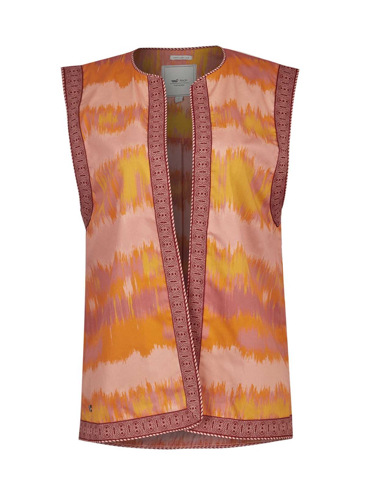 CHAQUETA ALGODÓN ORGÁNICO NARANJA DELFI MUJER ROCKFORD - 1