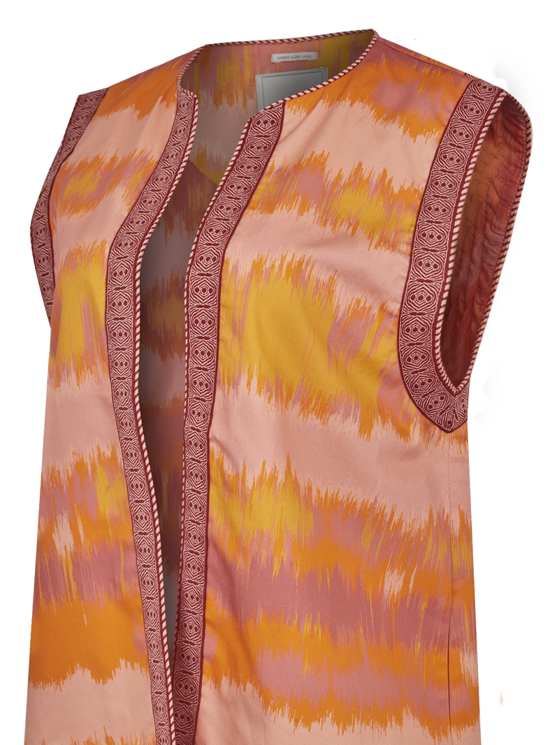 CHAQUETA ALGODÓN ORGÁNICO NARANJA DELFI MUJER ROCKFORD - 4