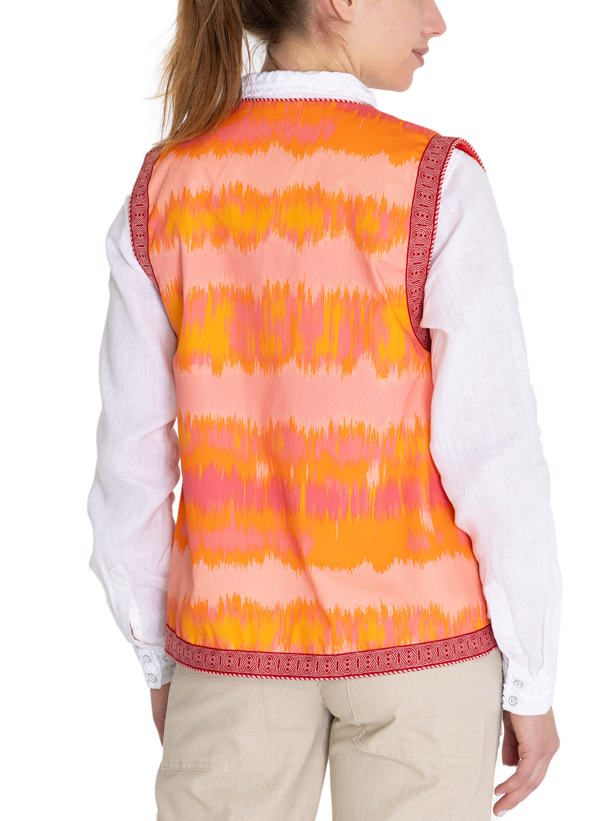 CHAQUETA ALGODÓN ORGÁNICO NARANJA DELFI MUJER ROCKFORD - 7