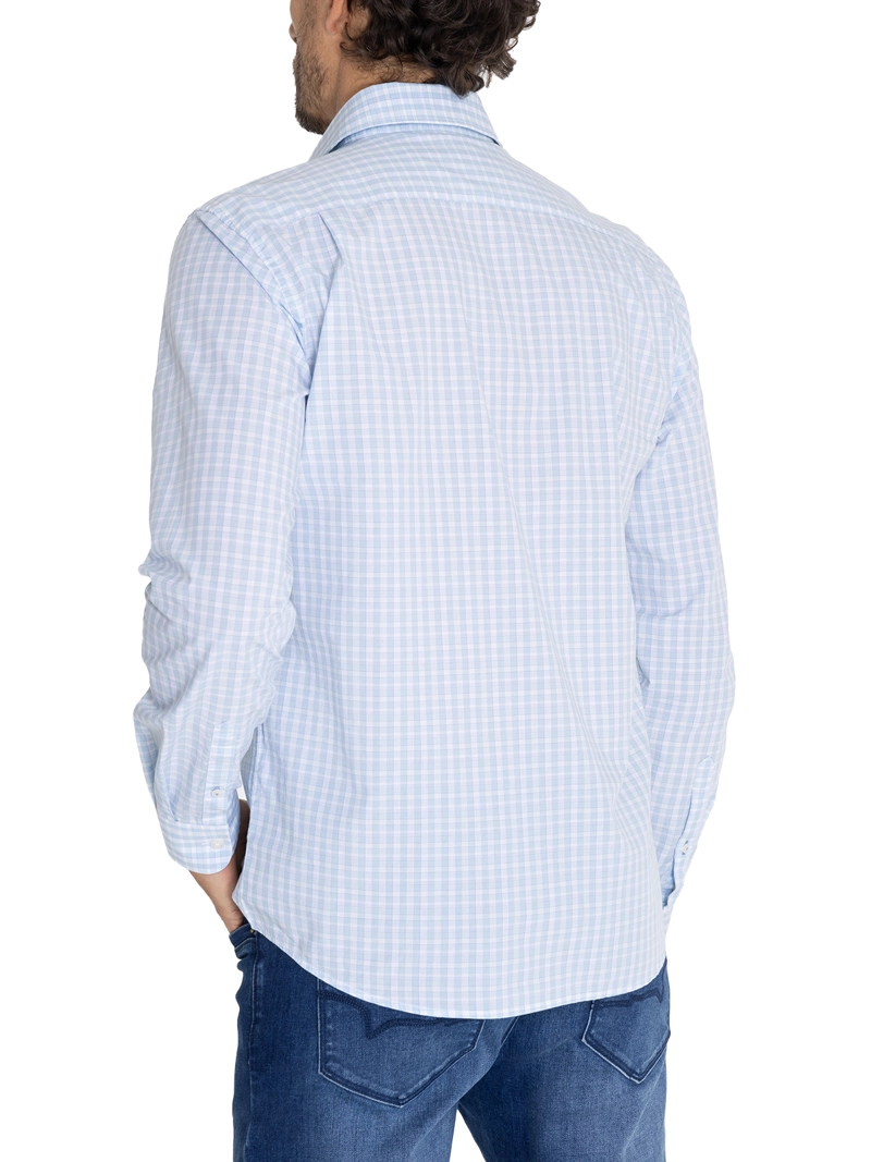 CAMISA ALGODÓN ORGÁNICO CELESTE LIGHTER HOMBRE ROCKFORD - 6