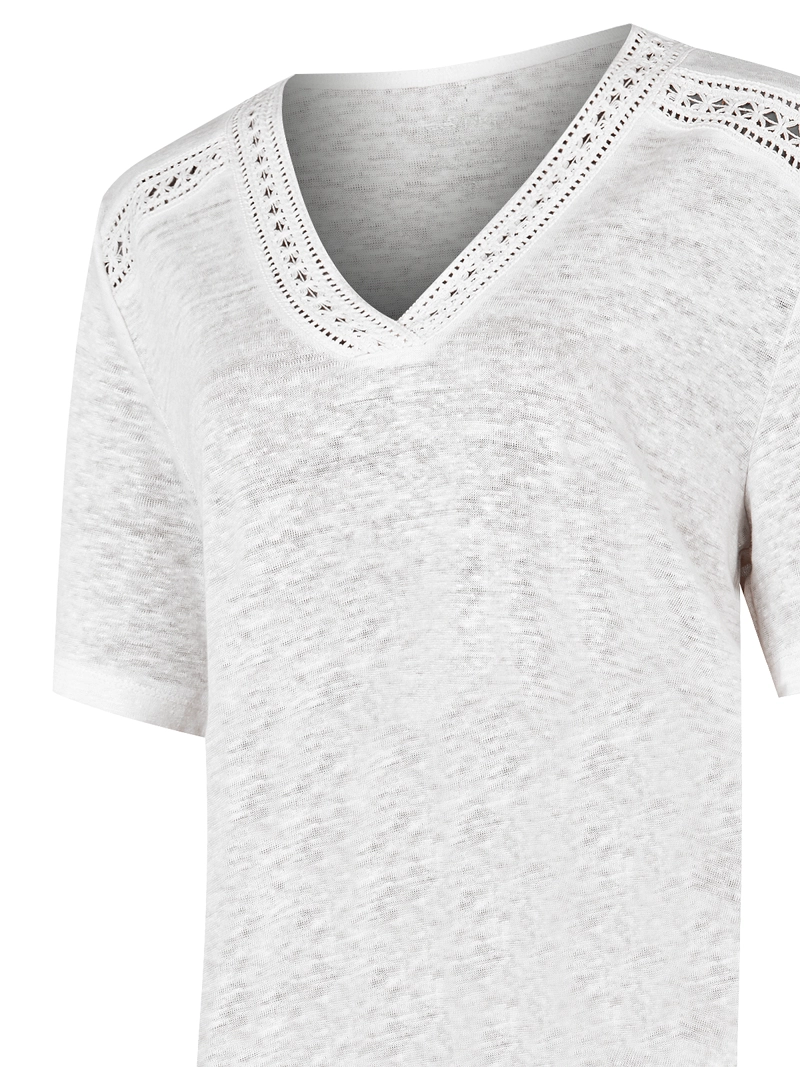 POLERA LINO ORGÁNICO BEIGE REMINI MUJER ROCKFORD - 4