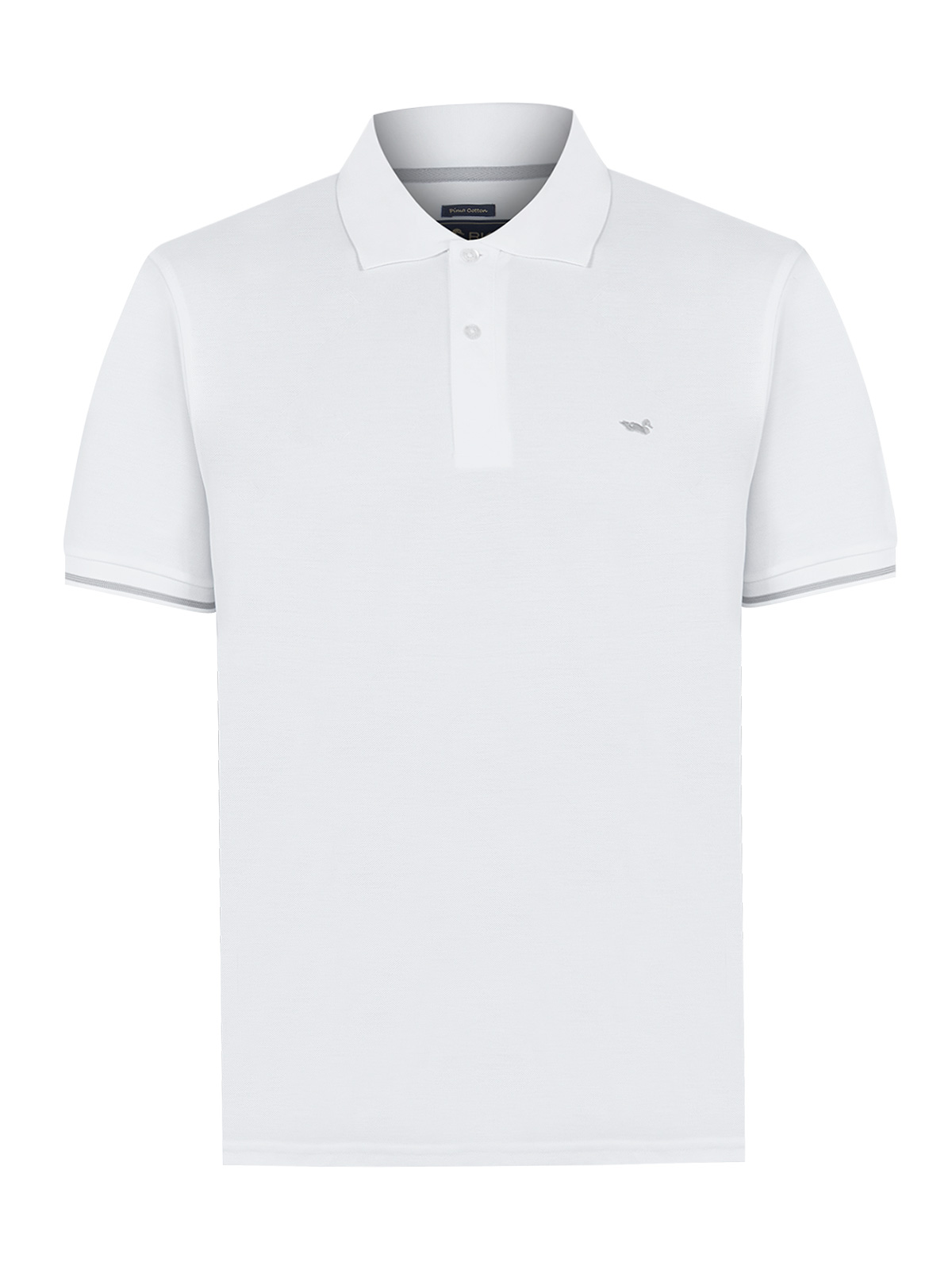 POLERA ALGODÓN ORGÁNICO BLANCO MITCHELL HOMBRE ROCKFORD - 1