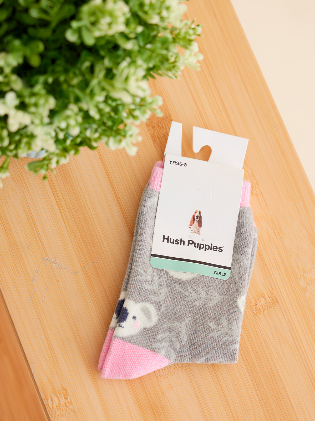 CALCETIN ALGODÓN NIÑA HUSH-PUPPIES GRIS V24G C KOALA CLARO KOALA - 3