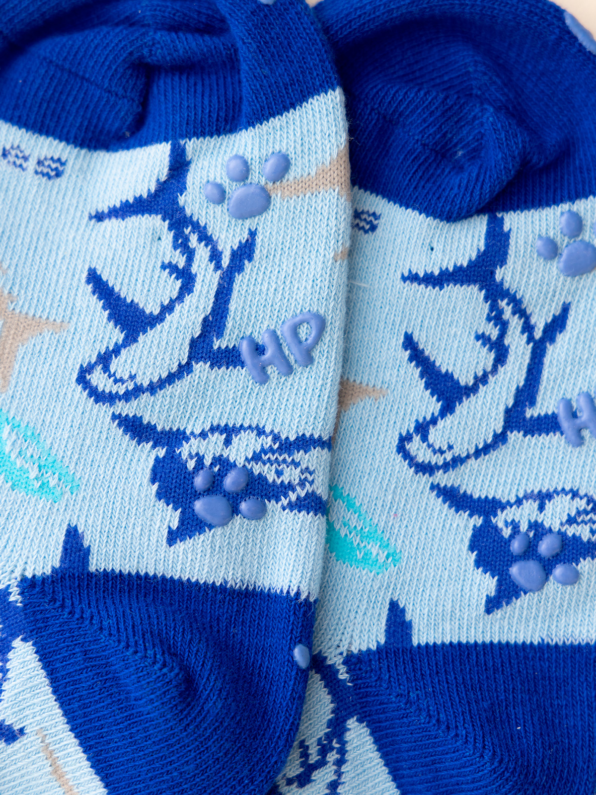 CALCETIN ALGODÓN NIÑO HUSH-PUPPIES AZUL V24B PED SHARK PESHARK - 2