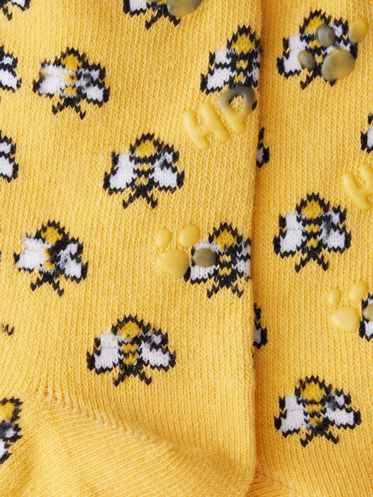 CALCETIN ALGODÓN NIÑA HUSH-PUPPIES AMARILLO V24G PED BEES PEBEES - 2
