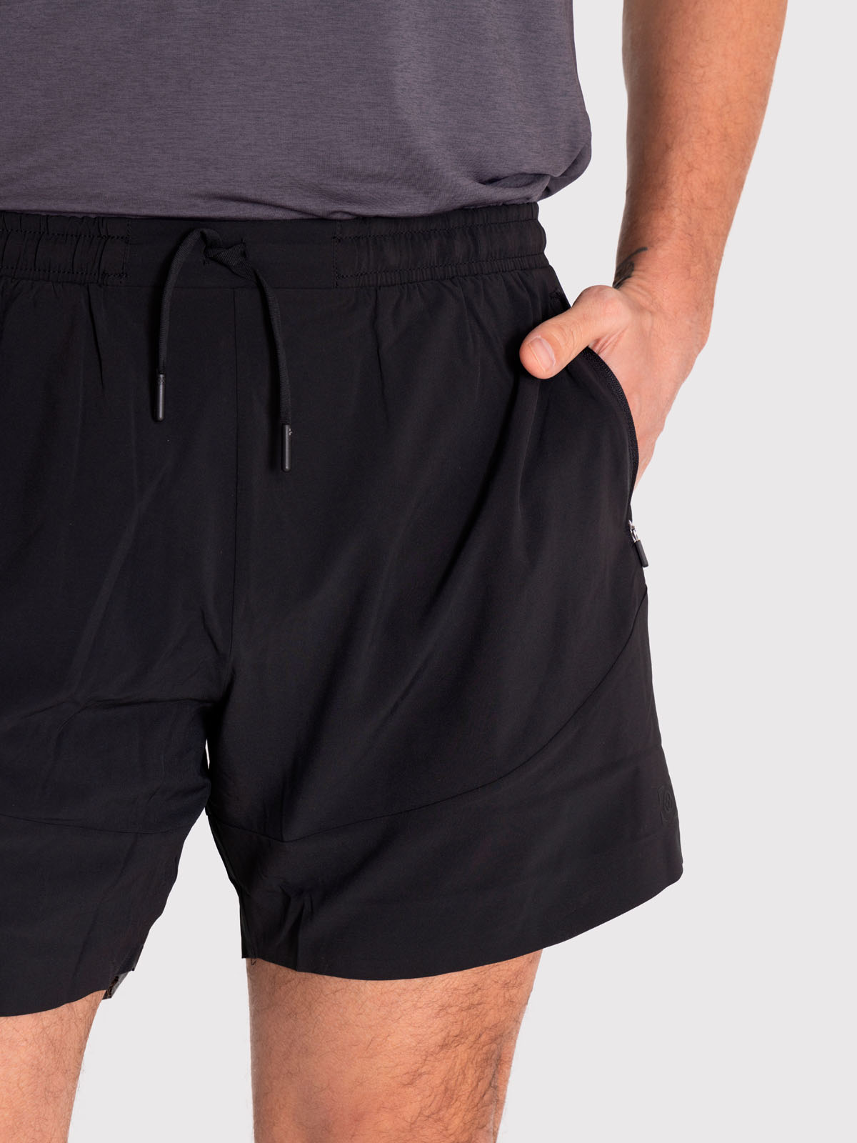 SHORT DEPORTIVO HOMBRE BSOUL NEGRO 2-EN-1 - 2