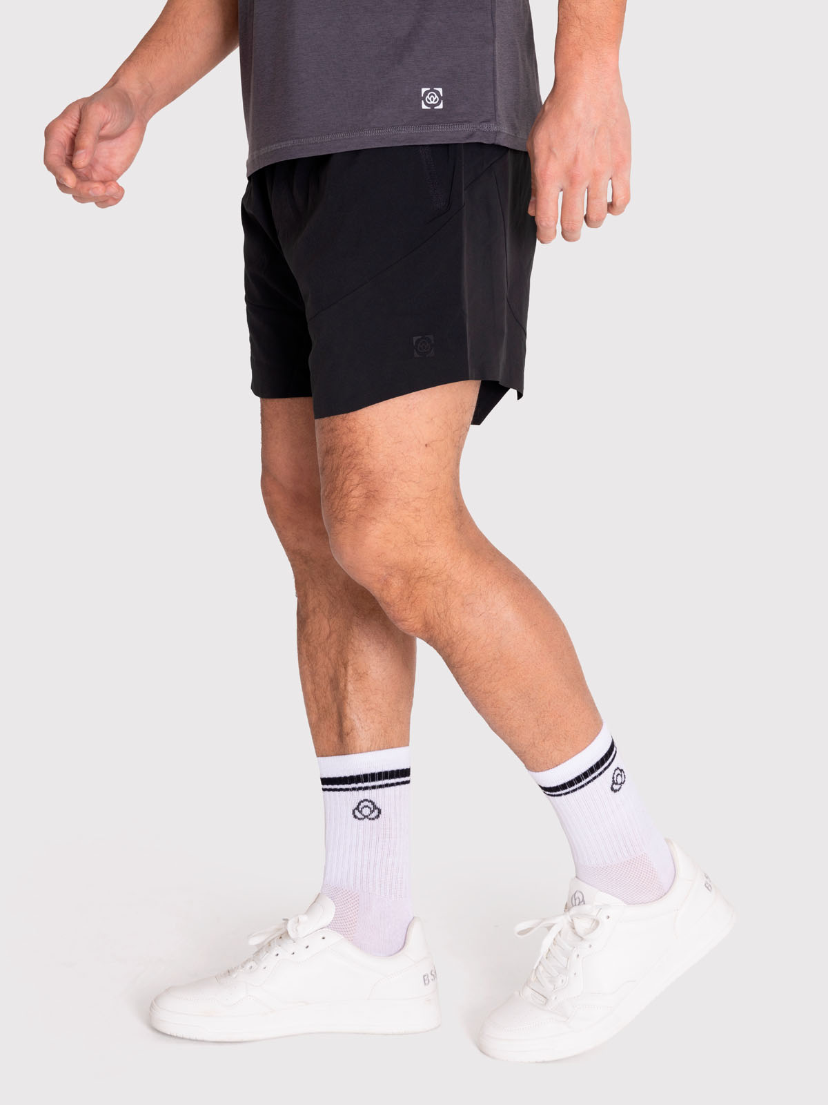 SHORT DEPORTIVO HOMBRE BSOUL NEGRO 2-EN-1 - 3