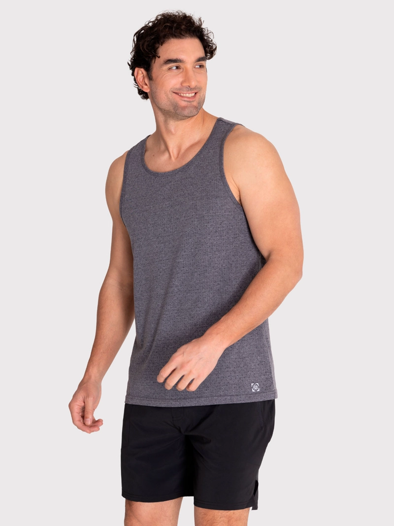 BSOUL POLERA DEPORTIVA HOMBRE TRAINING VEST GRIS OSCURO BSOUL