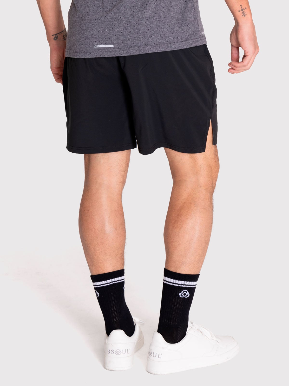 SHORT DEPORTIVO HOMBRE BSOUL NEGRO PERFORMANCE - 3