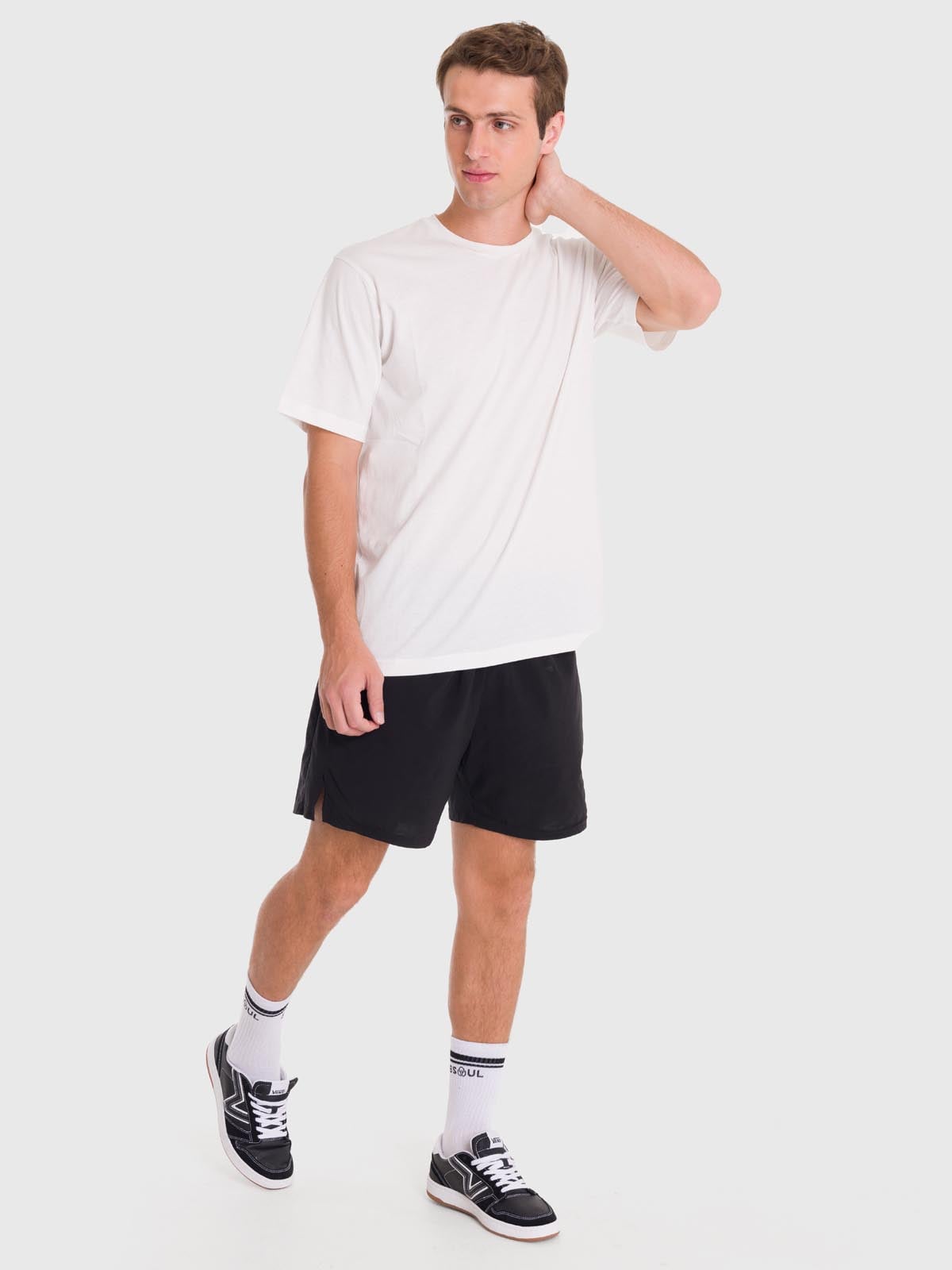 BSOUL POLERA DEPORTIVA HOMBRE PRINTED T-SHIRT BLANCO BSOUL