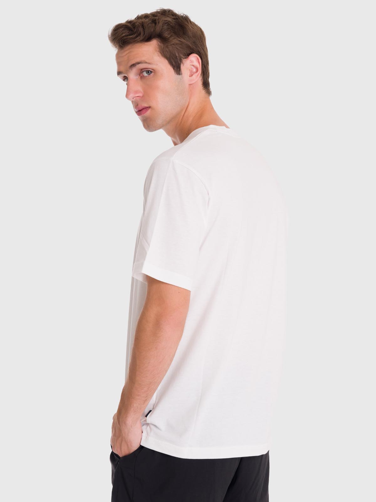 POLERA DEPORTIVA HOMBRE PRINTED T-SHIRT BLANCO BSOUL - 3