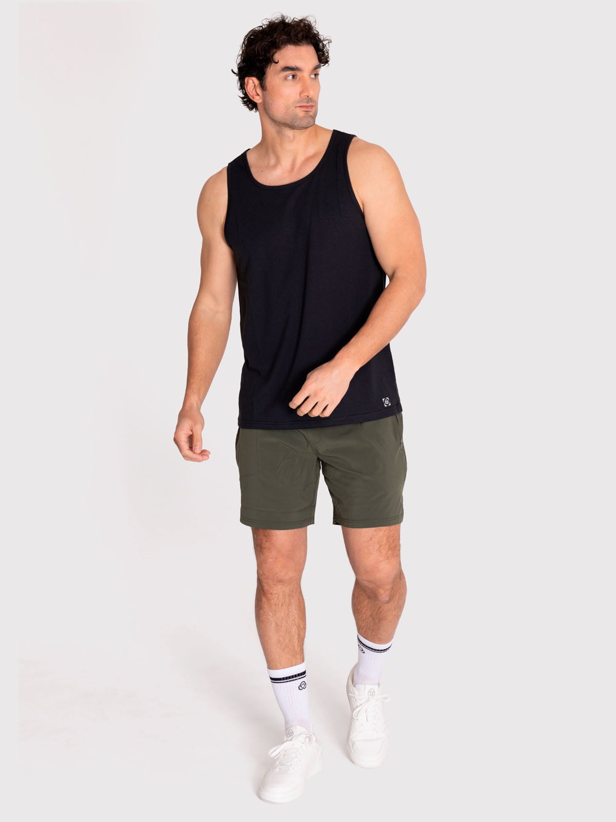 POLERA DEPORTIVA HOMBRE TRAINING VEST NEGRO BSOUL - 2