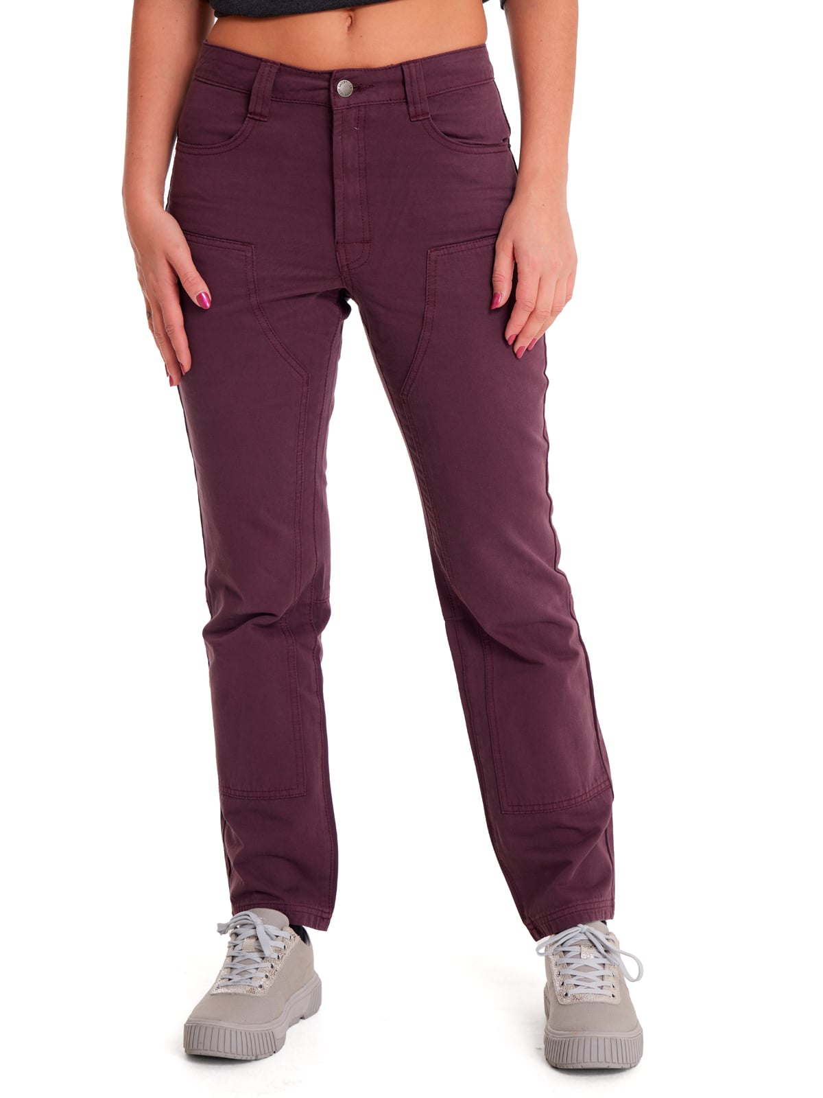 PANTALÓN ALGODÓN MUJER CAT BURDEO DOUBLE FRONT UTILITY BOTTOM - 1