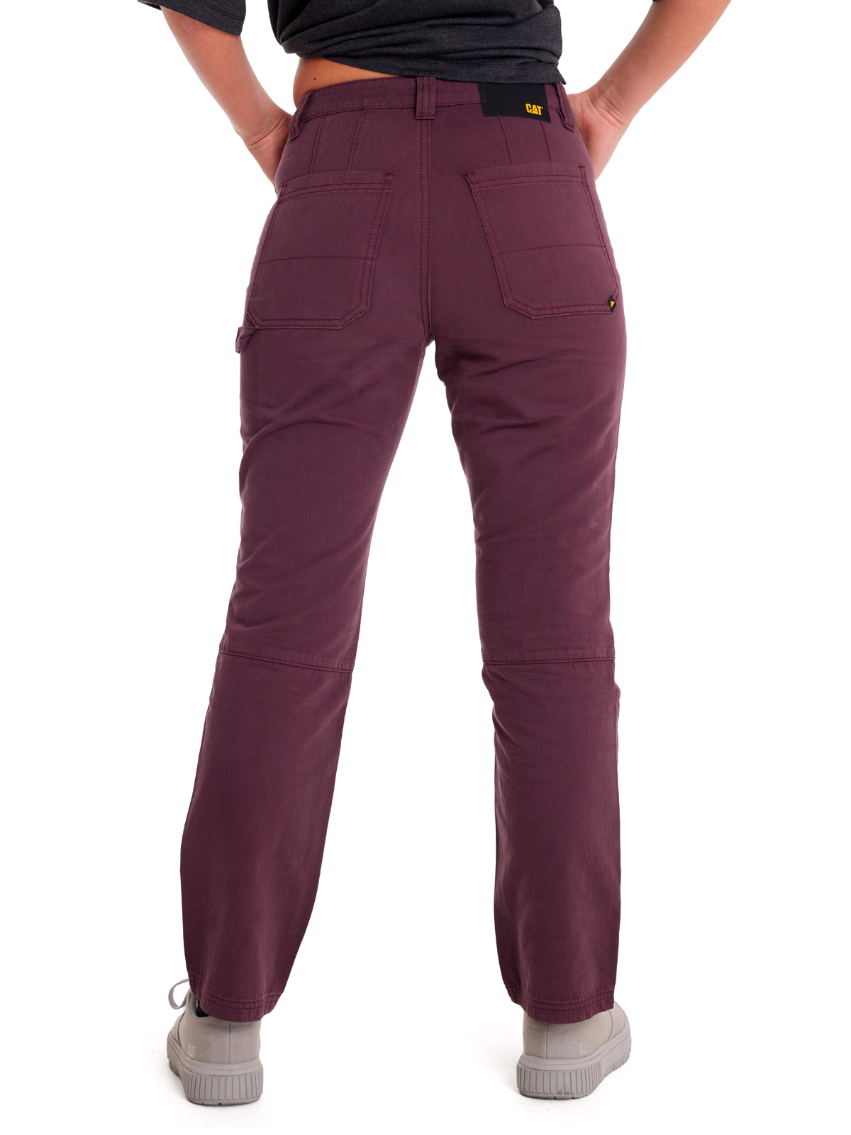 PANTALÓN ALGODÓN MUJER CAT BURDEO DOUBLE FRONT UTILITY BOTTOM - 4