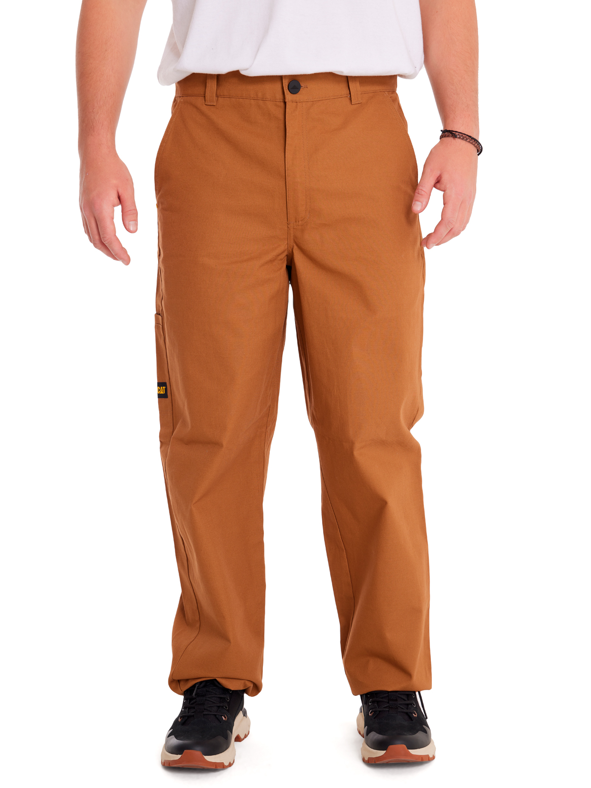 PANTALÓN ALGODÓN HOMBRE CAT CAFÉ RELAXED TWILL UTILITY PANT - 1
