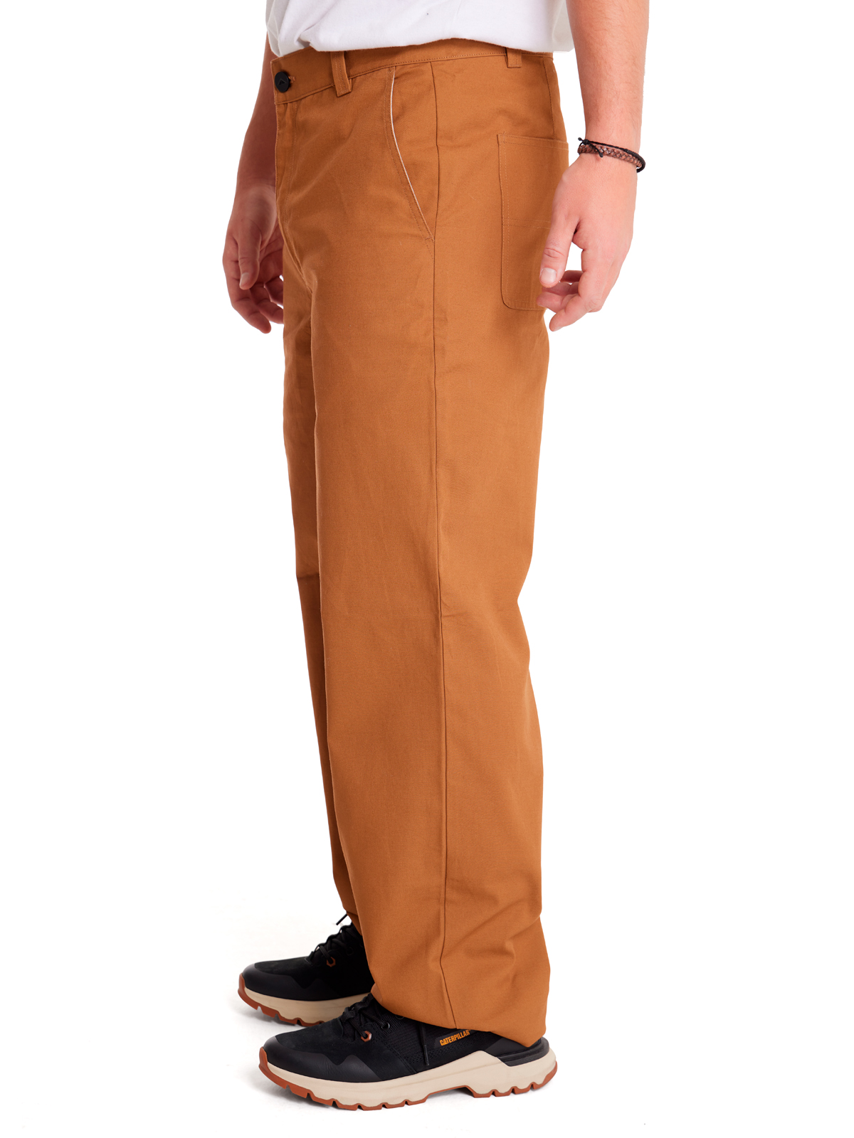 PANTALÓN ALGODÓN HOMBRE CAT CAFÉ RELAXED TWILL UTILITY PANT - 2