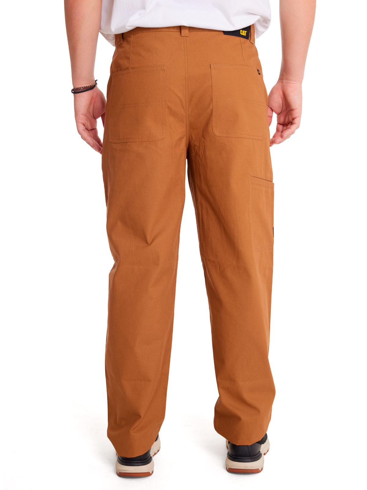 PANTALÓN ALGODÓN HOMBRE CAT CAFÉ RELAXED TWILL UTILITY PANT - 4