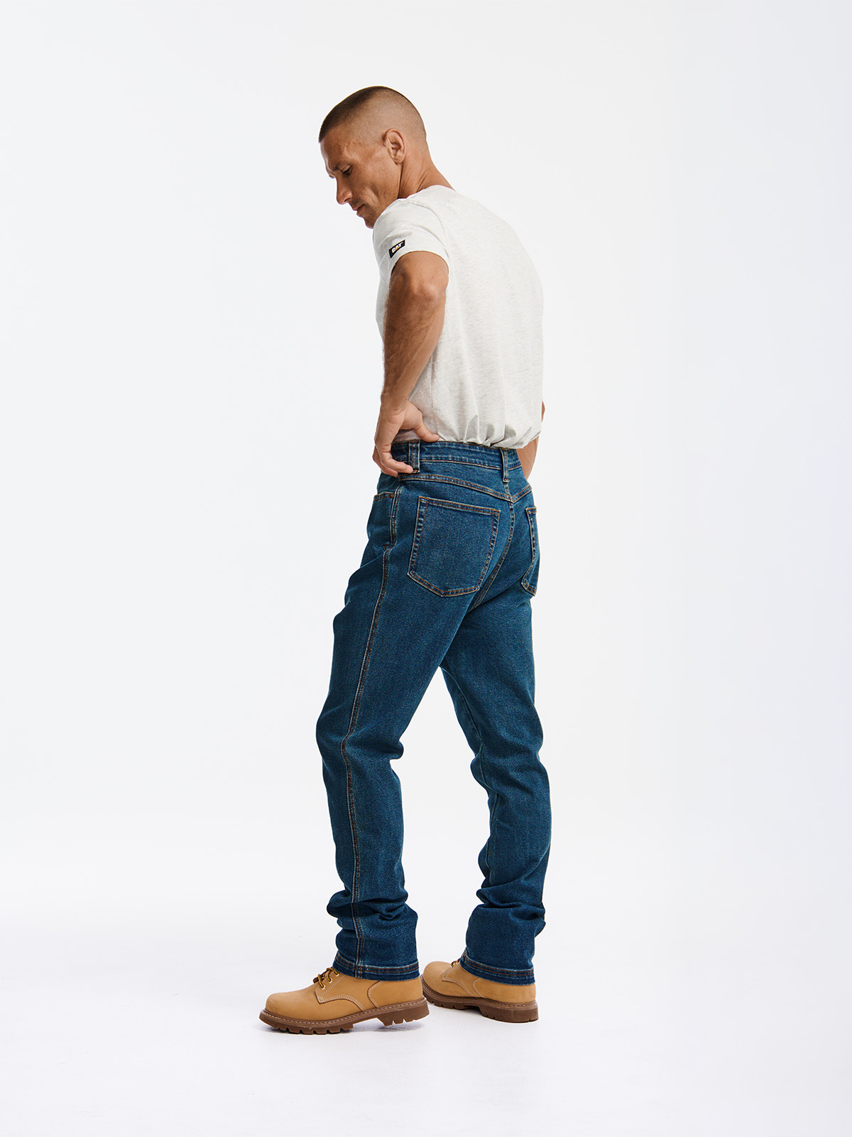 JEANS ALGODÓN HOMBRE CAT AZUL D1 STRAIGHT LEG JEAN - 2