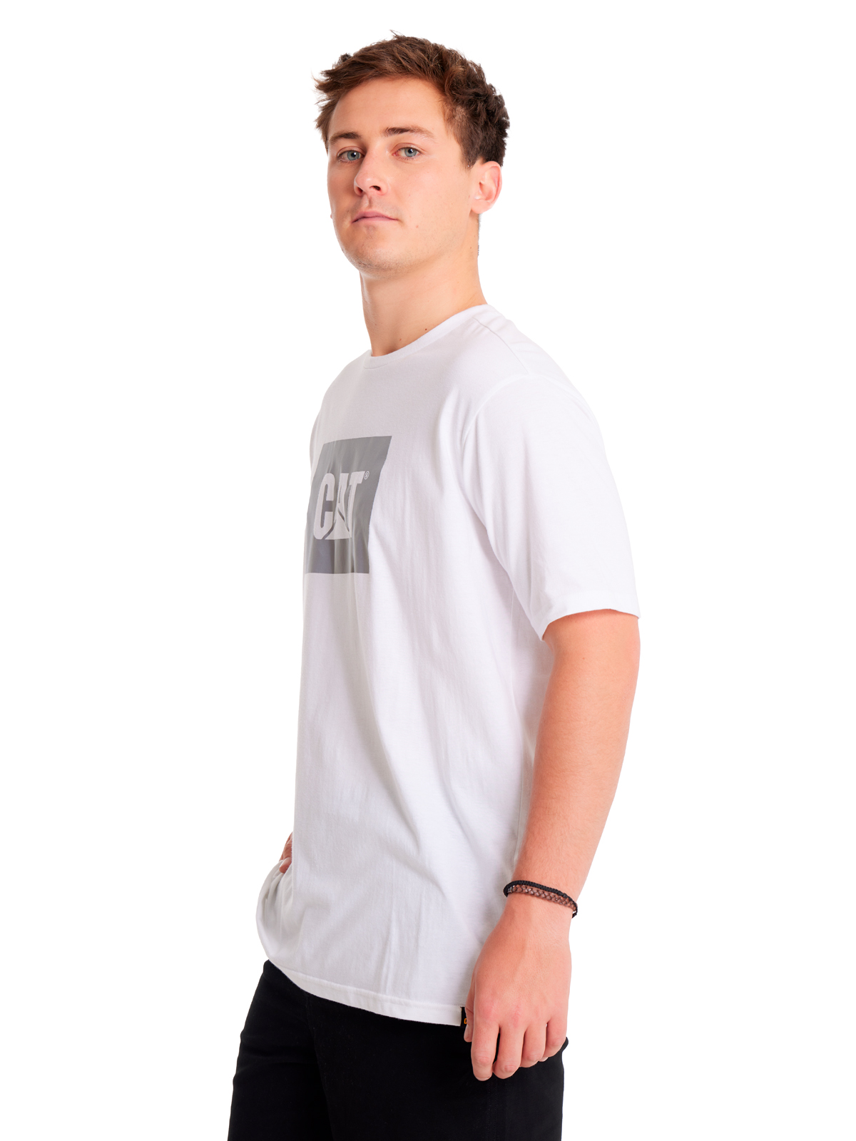 POLERA MANGA CORTA HOMBRE REFLECTIVE CAT LOGOBLANCO CAT - 2