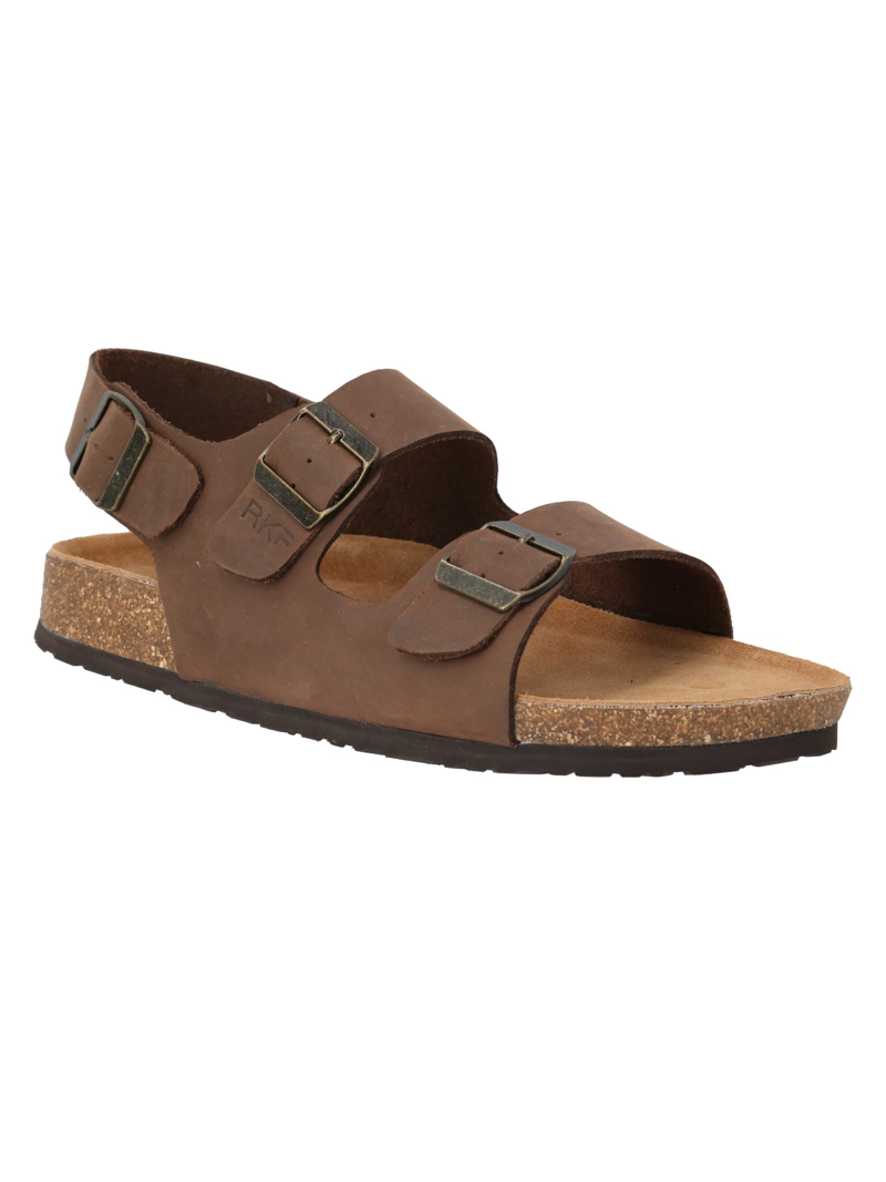 SANDALIA CUERO HOMBRE COMMET CAFÉ ROCKFORD - 2