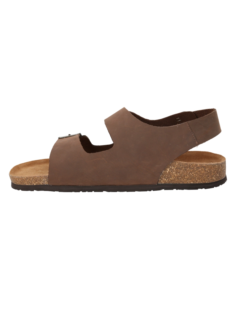 SANDALIA CUERO HOMBRE COMMET CAFÉ ROCKFORD - 6