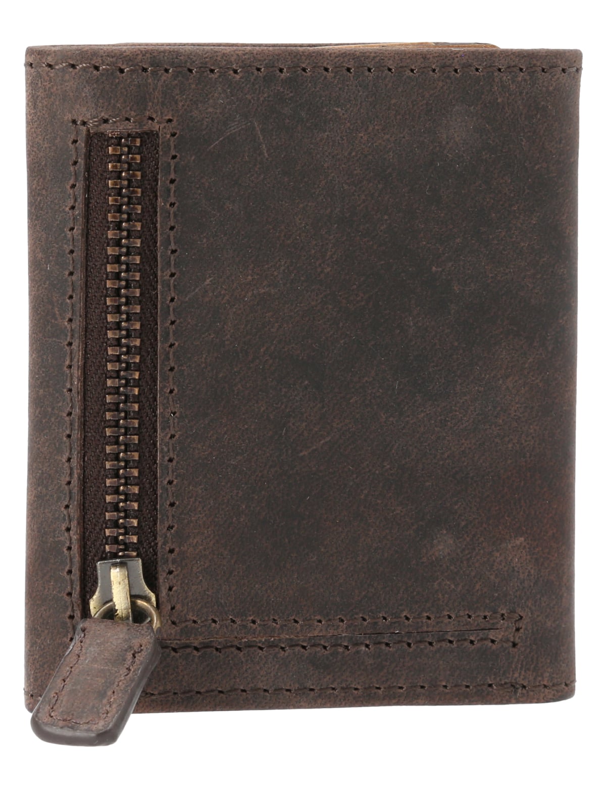 BILLETERA CUERO CAFÉ KS TRIFOLCARHOMBRE ROCKFORD - 2
