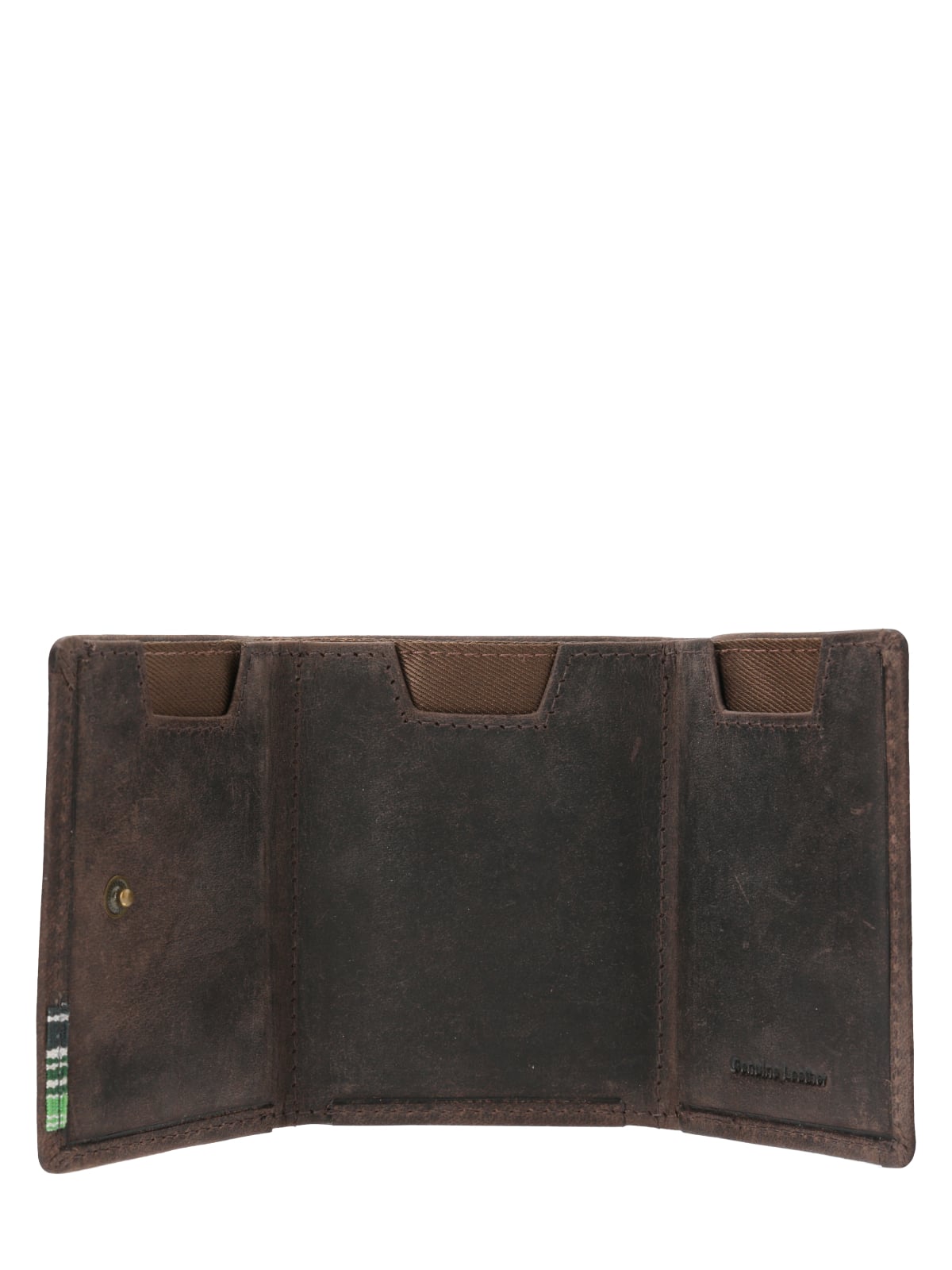 BILLETERA CUERO CAFÉ KS TRIFOLCARHOMBRE ROCKFORD - 3