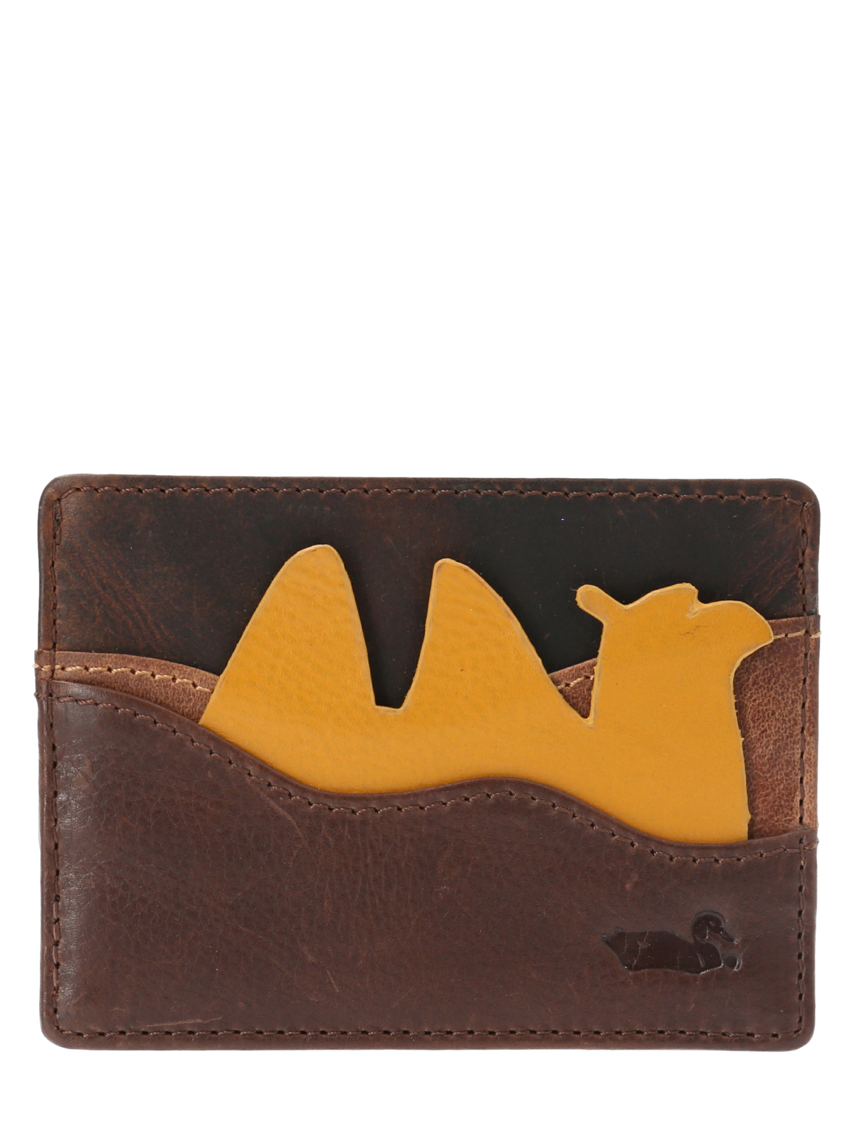 BILLETERA CUERO BEIGE FCAMEL CARUNISEX ROCKFORD - 1