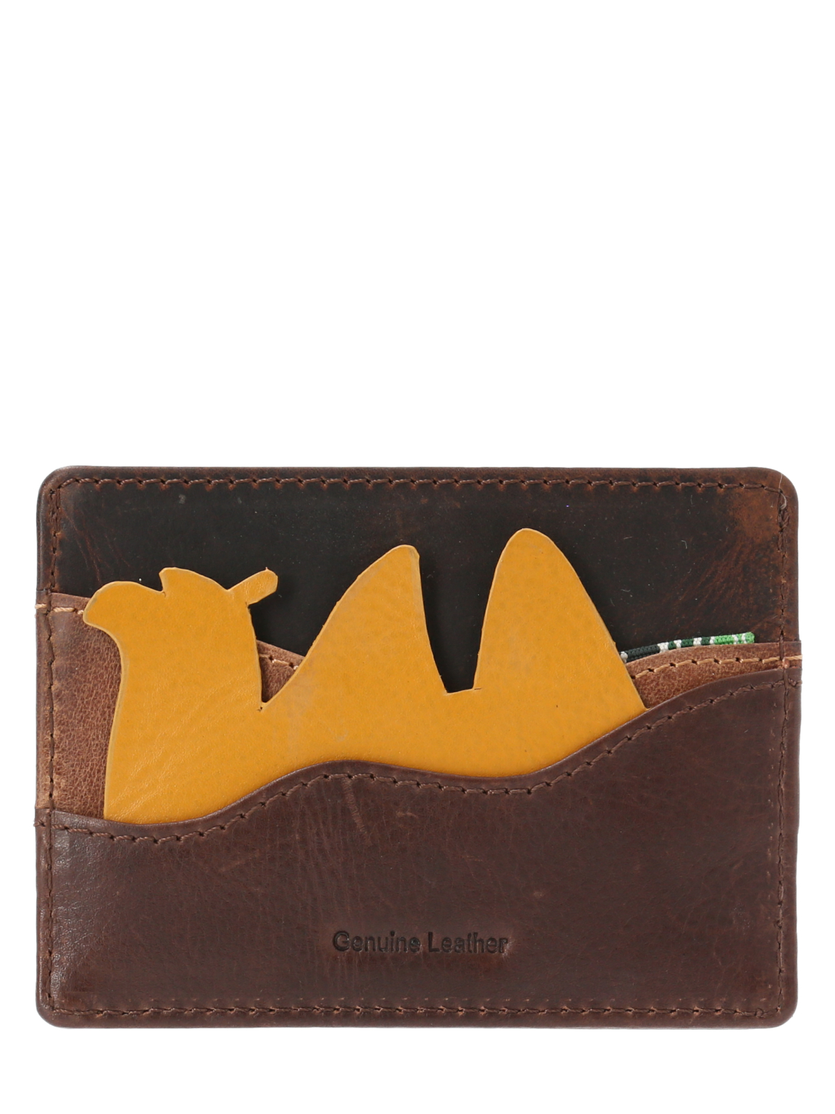 BILLETERA CUERO BEIGE FCAMEL CARUNISEX ROCKFORD - 2