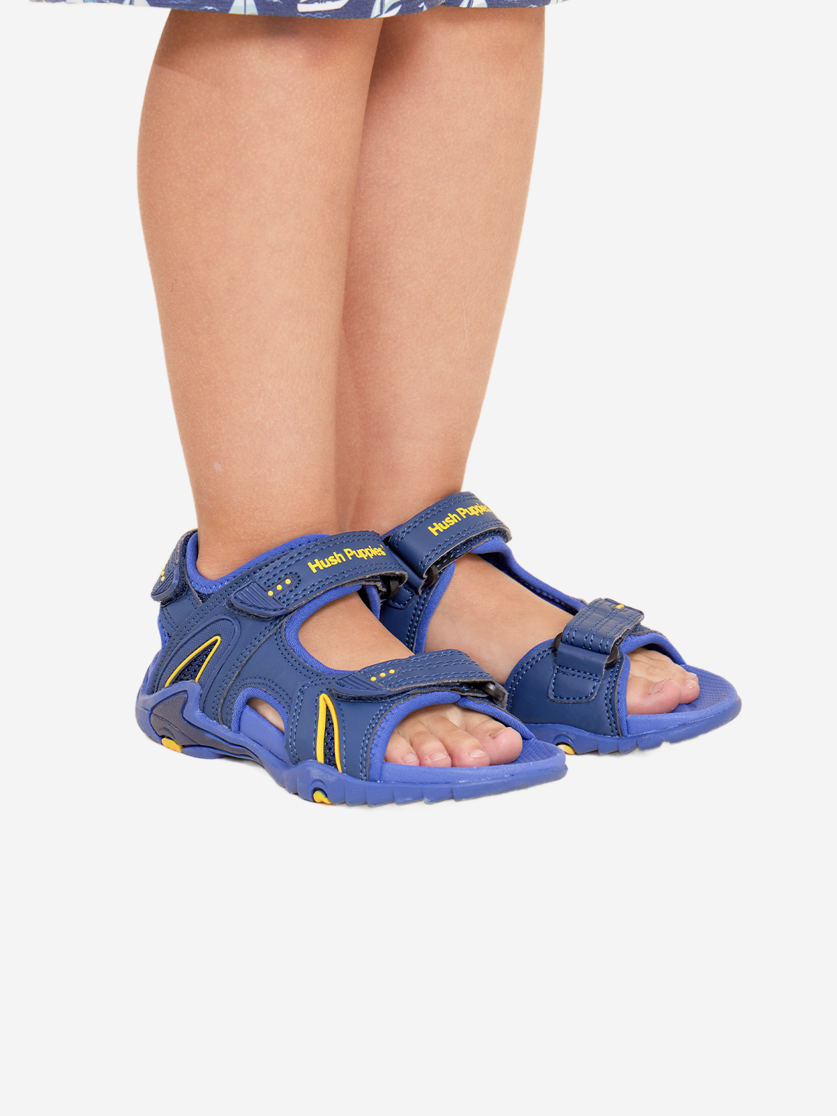 SANDALIAS NIÑO HUSH-PUPPIES ANDADO AZUL - 1