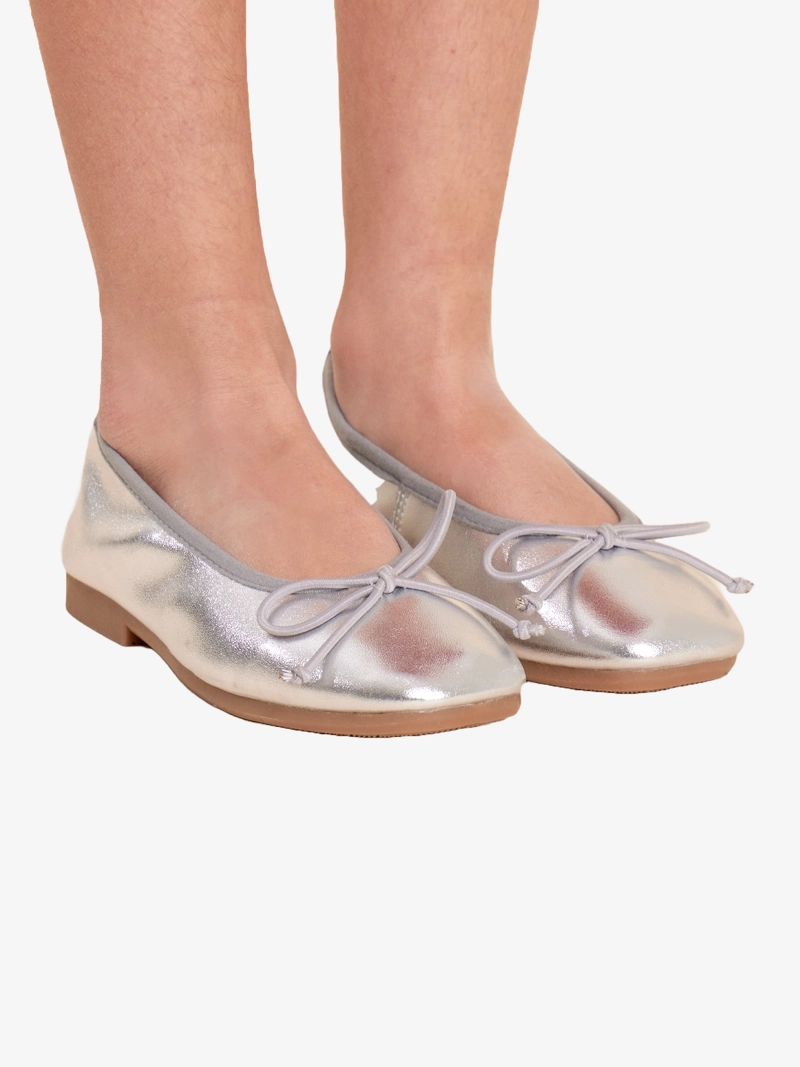 BALLERINAS NIÑA HUSH-PUPPIES PLATEADA BALLET - 1