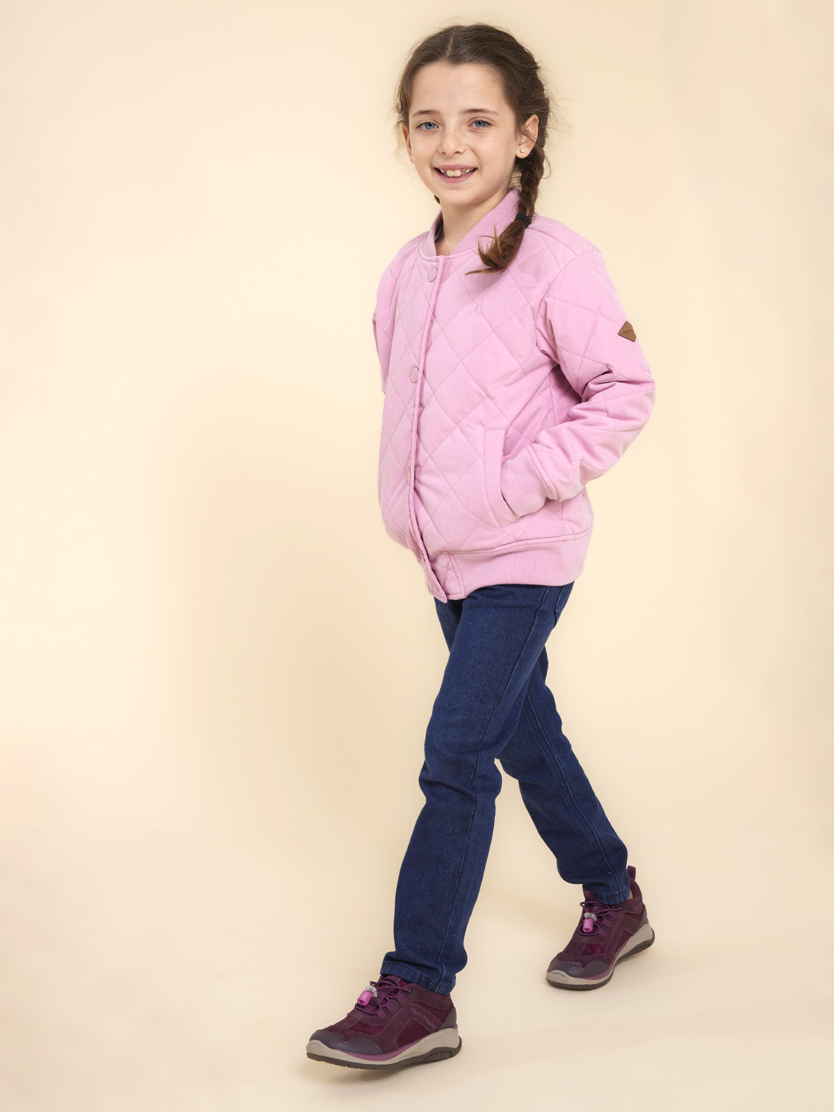 ZAPATILLA CUERO MORAD NIÑA FASTLAND HUSH PUPPIES[30-35] - 4