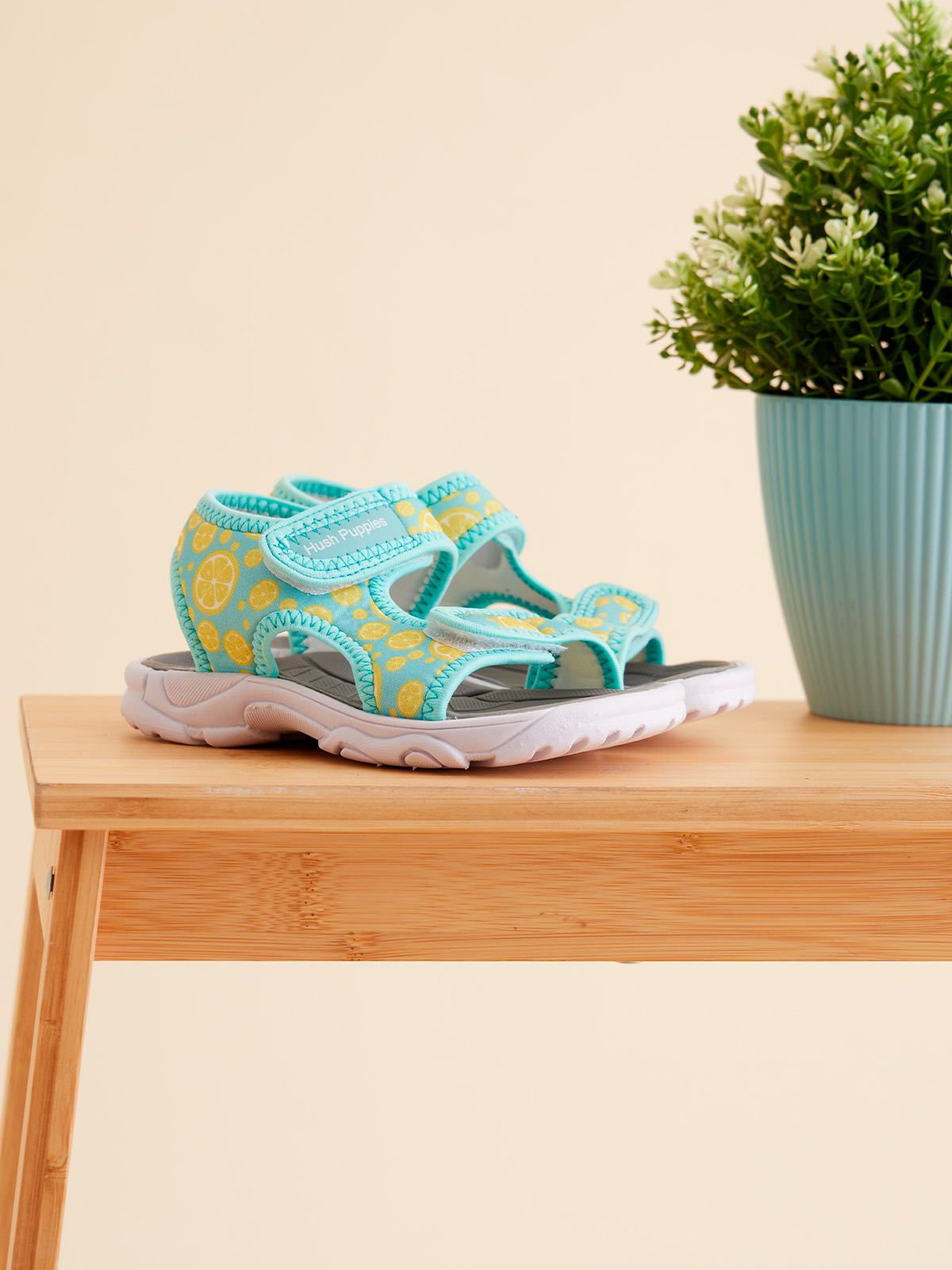 SANDALIAS NIÑA HUSH-PUPPIES CASPER CELESTE - 2