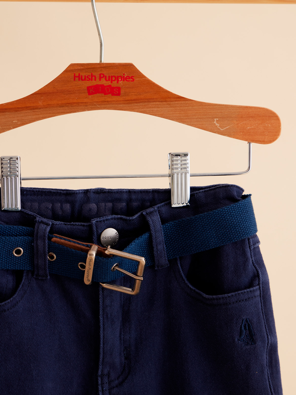 PANTALÓN ALGODÓN NIÑO HUSH-PUPPIES NAVY CLASSIC KIDS - 4