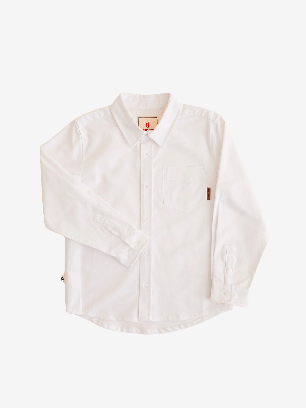 CAMISA ALGODÓN NIÑO HUSH PUPPIES KIDS OXFORD BLANCO - 1