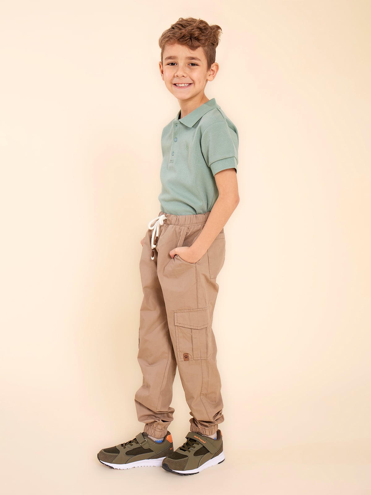 PANTALÓN ALGODÓN NIÑO HUSH-PUPPIES CAFÉ PATROL KIDS - 5